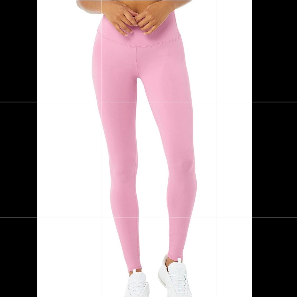 Alo Yoga Parisian Pink Airbrush Leggings Size M